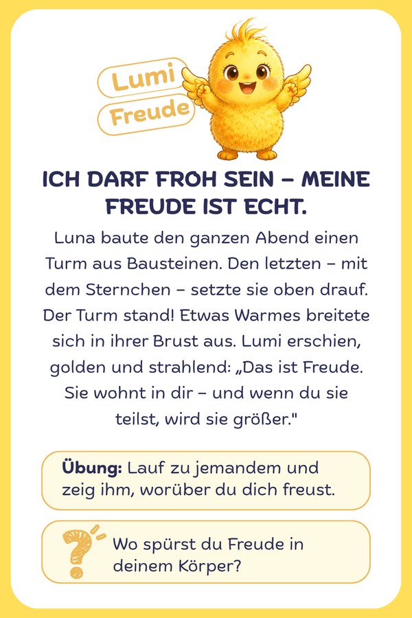 Gefühlskarte 3 aus „Luna und die Gefühlspuschel“
